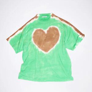 ACNE STUDIOS Fn-wn-tshi000433 Green/brown Crew Neck T-shirt (OS)